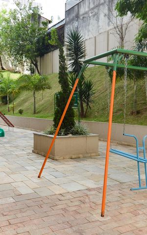 Apartamento à venda com 77m², 3 quartos e 2 vagasÁrea comum - Playground