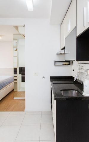Studio à venda com 35m², 1 quarto e 1 vaga