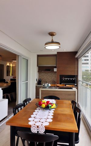 Apartamento à venda com 133m², 3 quartos e 2 vagasVaranda Gourmet 