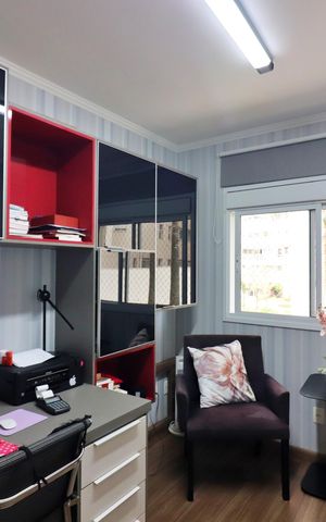 Apartamento à venda com 133m², 3 quartos e 2 vagasQuarto 3