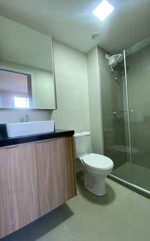 Apartamento para alugar com 24m², 1 quarto e sem vaga Apartamento para alugar com 24m², 1 quarto e sem vagaBanheiro