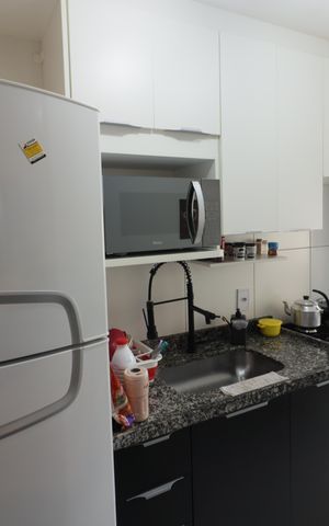 Apartamento à venda com 45m², 2 quartos e 1 vagaCozinha e Área de Serviço