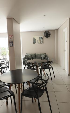 Apartamento à venda com 45m², 2 quartos e 1 vagaÁrea comum - Salão de festas