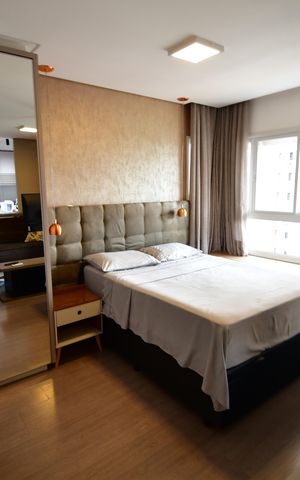 Apartamento à venda com 40m², 1 quarto e 1 vagaQuarto