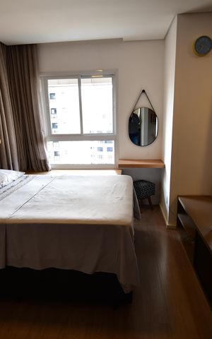 Apartamento à venda com 40m², 1 quarto e 1 vagaQuarto