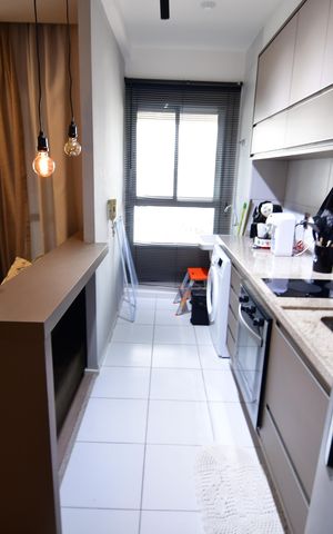 Apartamento à venda com 40m², 1 quarto e 1 vagaCozinha