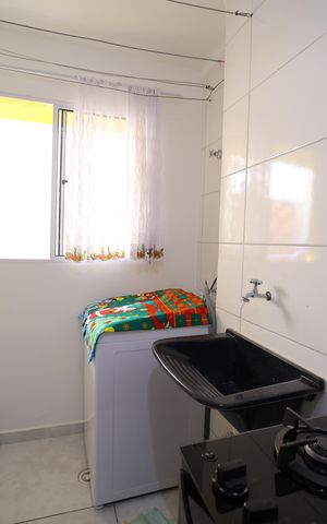 Apartamento à venda com 40m², 1 quarto e sem vagaCozinha e Área de Serviço