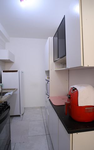 Apartamento à venda com 40m², 1 quarto e sem vagaCozinha e Área de Serviço