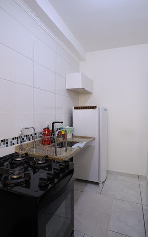 Apartamento à venda com 40m², 1 quarto e sem vagaCozinha e Área de Serviço