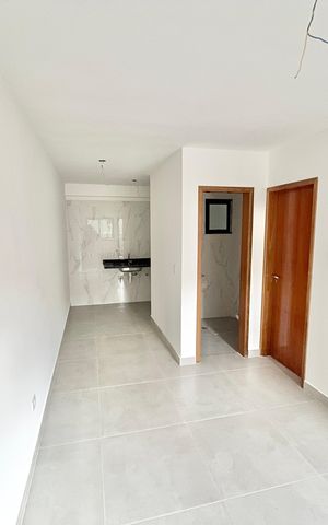 Apartamento à venda com 38m², 2 quartos e sem vaga Apartamento à venda com 38m², 2 quartos e sem vagaSala/Cozinha