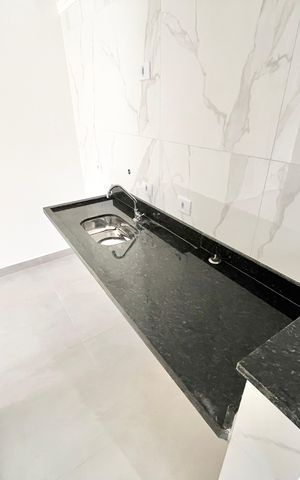 Apartamento para alugar com 40m², 2 quartos e sem vaga Apartamento para alugar com 40m², 2 quartos e sem vagaCozinha e Área de Serviço