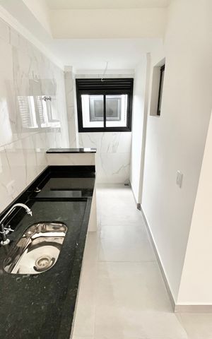 Apartamento para alugar com 40m², 2 quartos e sem vaga Apartamento para alugar com 40m², 2 quartos e sem vagaCozinha e Área de Serviço