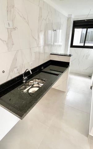 Apartamento para alugar com 40m², 2 quartos e sem vaga Apartamento para alugar com 40m², 2 quartos e sem vagaCozinha e Área de Serviço