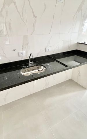 Apartamento à venda com 45m², 2 quartos e 1 vaga Apartamento à venda com 45m², 2 quartos e 1 vagaCozinha e Área de Serviço