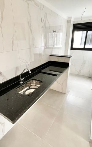 Apartamento para alugar com 40m², 2 quartos e sem vaga Apartamento para alugar com 40m², 2 quartos e sem vagaCozinha e Área de Serviço