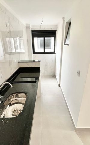 Apartamento para alugar com 40m², 2 quartos e sem vaga Apartamento para alugar com 40m², 2 quartos e sem vagaCozinha e Área de Serviço