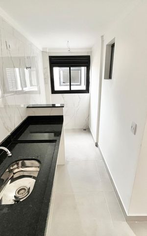 Apartamento à venda com 40m², 2 quartos e sem vagaCozinha e Área de Serviço