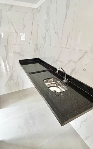 Apartamento para alugar com 44m², 2 quartos e 1 vaga Apartamento para alugar com 44m², 2 quartos e 1 vagaCozinha e Área de Serviço