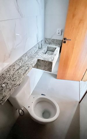 Apartamento para alugar com 44m², 2 quartos e 1 vaga Apartamento para alugar com 44m², 2 quartos e 1 vagaBanheiro da Suíte 2