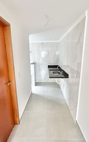 Apartamento para alugar com 44m², 2 quartos e 1 vaga Apartamento para alugar com 44m², 2 quartos e 1 vagaCozinha e Área de Serviço