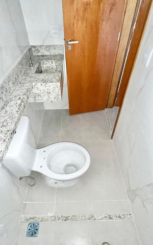 Apartamento para alugar com 44m², 2 quartos e 1 vaga Apartamento para alugar com 44m², 2 quartos e 1 vagaBanheiro da Suíte 2