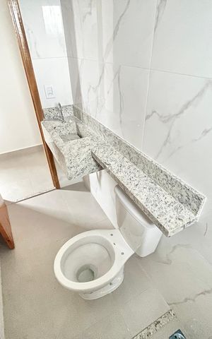 Apartamento à venda com 48m², 2 quartos e 1 vaga Apartamento à venda com 48m², 2 quartos e 1 vagaBanheiro da Suíte
