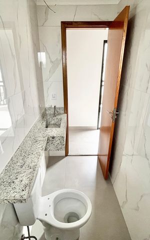Apartamento à venda com 48m², 2 quartos e 1 vaga Apartamento à venda com 48m², 2 quartos e 1 vagaBanheiro da Suíte