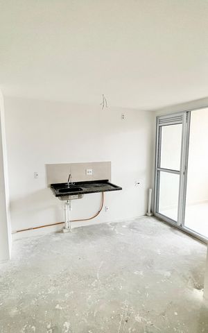 Apartamento à venda com 81m², 1 quarto e sem vaga Apartamento à venda com 81m², 1 quarto e sem vagaSala/Cozinha