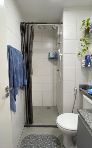 Apartamento à venda com 34m², 2 quartos e sem vaga Apartamento à venda com 34m², 2 quartos e sem vagaBanheiro