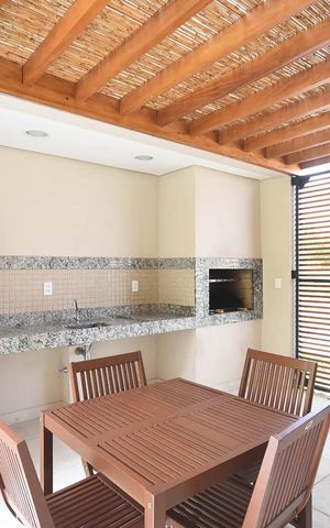 Apartamento à venda com 43m², 2 quartos e 1 vagaChurrasqueira