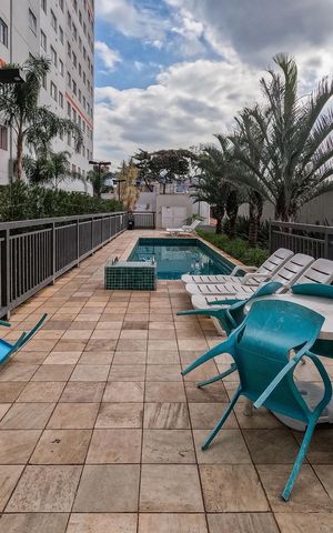 Apartamento à venda com 37m², 2 quartos e sem vaga