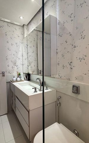 Apartamento à venda com 125m², 3 quartos e 1 vaga Apartamento à venda com 125m², 3 quartos e 1 vagaBanheiro