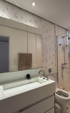 Apartamento à venda com 125m², 3 quartos e 1 vaga Apartamento à venda com 125m², 3 quartos e 1 vagaBanheiro