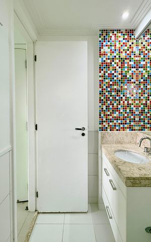 Apartamento para alugar com 100m², 2 quartos e 3 vagasBanheiro Suíte 1
