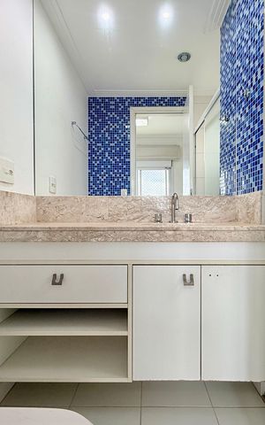Apartamento para alugar com 100m², 2 quartos e 3 vagasBanheiro Suíte 2