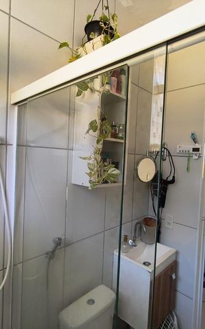 Casa de condomínio para alugar com 50m², 2 quartos e 1 vaga Casa de condomínio para alugar com 50m², 2 quartos e 1 vagaBanheiro