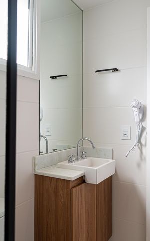 Studio para alugar com 27m², 1 quarto e sem vagaBanheiro