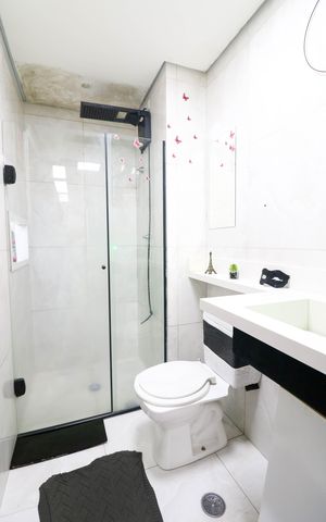 Studio à venda com 37m², 2 quartos e sem vaga Studio à venda com 37m², 2 quartos e sem vagaBanheiro