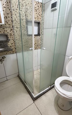 Studio para alugar com 42m², 1 quarto e sem vaga Studio para alugar com 42m², 1 quarto e sem vagaBanheiro
