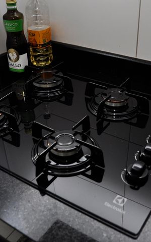 Apartamento à venda com 56m², 1 quarto e 1 vaga Apartamento à venda com 56m², 1 quarto e 1 vagaDetalhe - Cozinha Americana