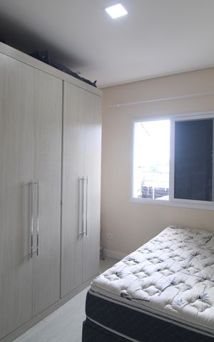 Casa de condomínio à venda com 90m², 3 quartos e 2 vagasQuarto 2