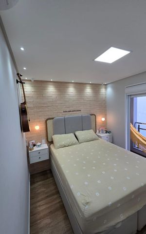 Apartamento à venda com 70m², 3 quartos e 2 vagas Apartamento à venda com 70m², 3 quartos e 2 vagasQuarto 1