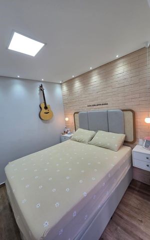 Apartamento à venda com 70m², 3 quartos e 2 vagas Apartamento à venda com 70m², 3 quartos e 2 vagasQuarto 1