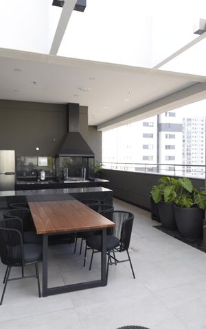 Studio à venda com 19m², 1 quarto e sem vagaChurrasqueira