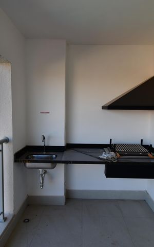 Apartamento à venda com 105m², 2 quartos e 2 vagasChurrasqueira