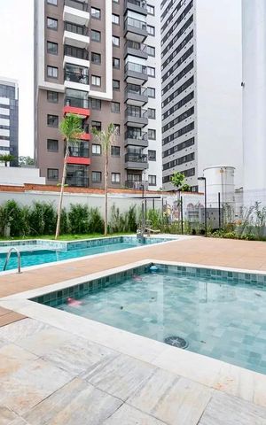 Apartamento para alugar com 30m², 1 quarto e sem vaga Apartamento para alugar com 30m², 1 quarto e sem vagaÁrea comum - Piscina