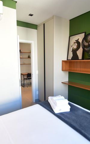 Apartamento para alugar com 46m², 1 quarto e 1 vagaQuarto