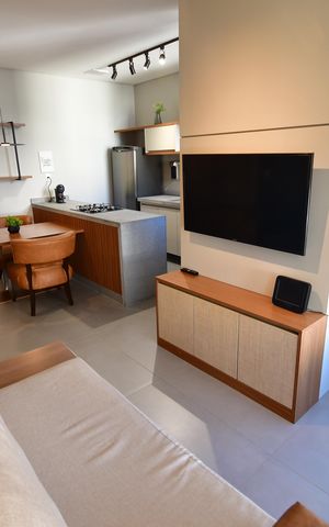 Apartamento para alugar com 46m², 1 quarto e 1 vagaSala