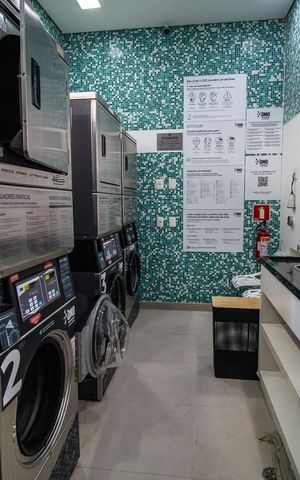 Apartamento para alugar com 120m², 2 quartos e 1 vaga Apartamento para alugar com 120m², 2 quartos e 1 vagaÁrea comum - Lavanderia