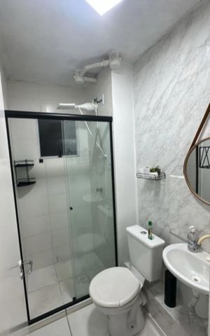 Apartamento para alugar com 55m², 2 quartos e sem vaga Apartamento para alugar com 55m², 2 quartos e sem vagaBanheiro
